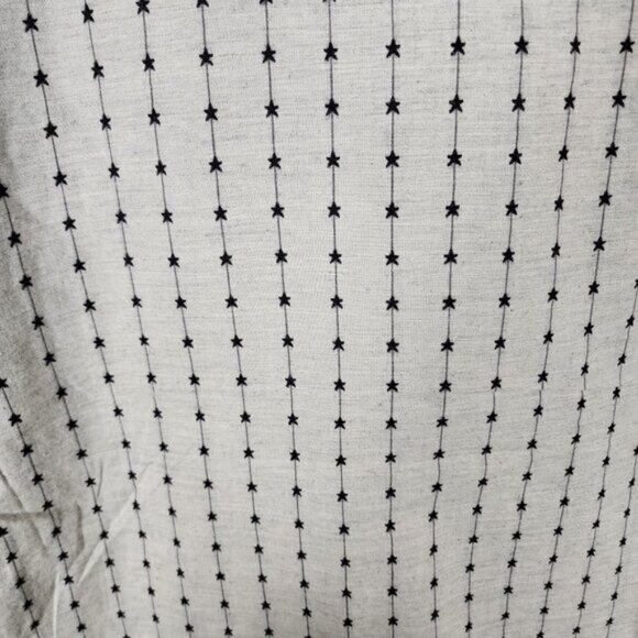 Anerkjendt Artsy Stars Embroidered 100% Cotton Button Front Shirt - Picture 4 of 7